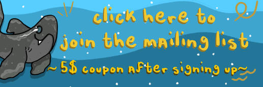 Click here to join the mailing list. 5$ coupon after signing up!